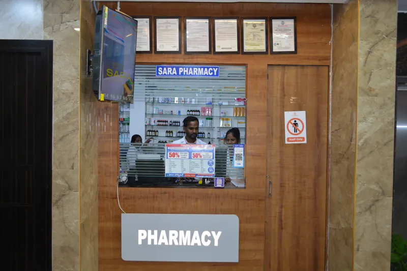 The pharmacy counter